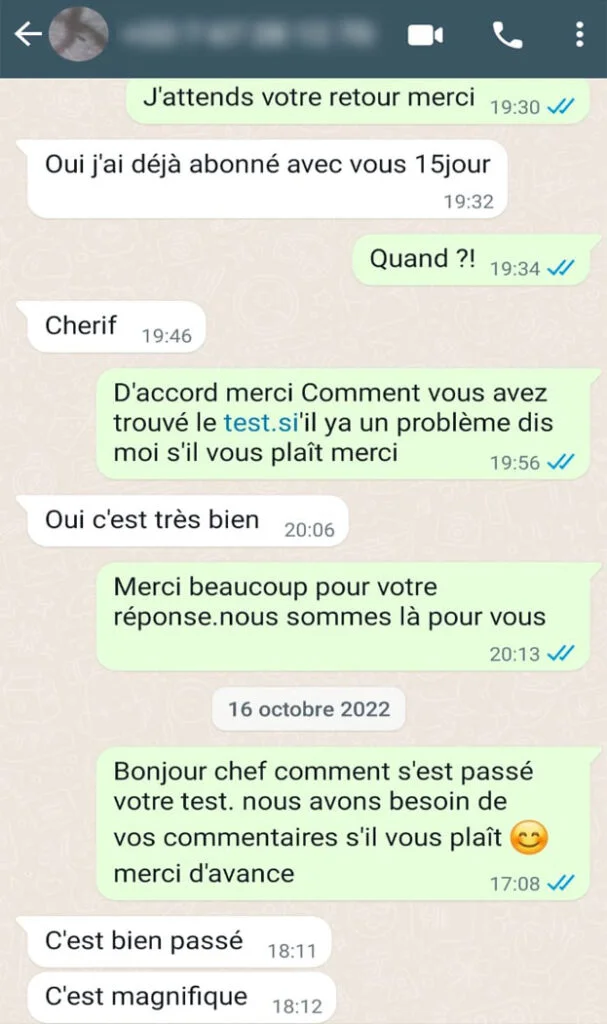 Témoignage client IPTVE